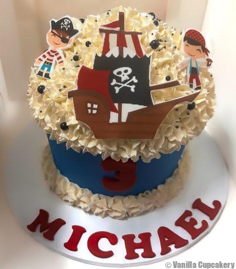 Pirate Giant Cupcake
