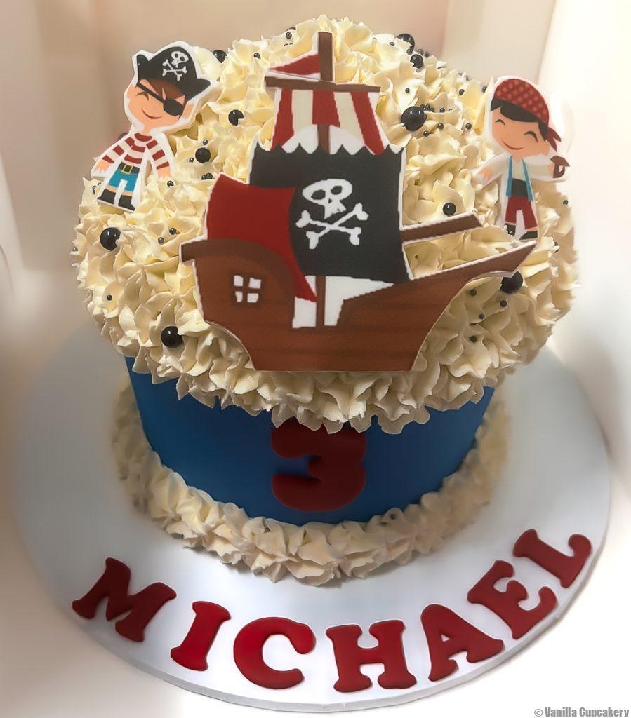 Pirate Giant Cupcake