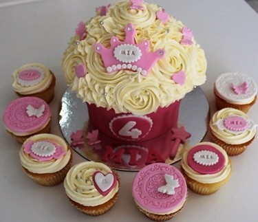 Fit for a Princess Giant Cupcake