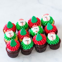 Christmas cupcakes