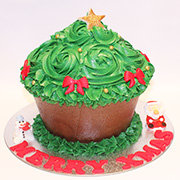 Christmas maxi cupcake