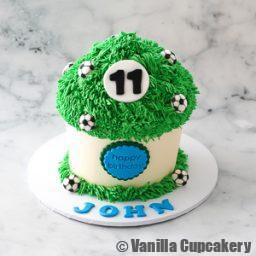 Soccer Giant Cupcake Sydney