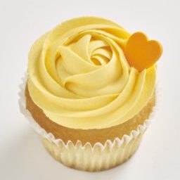 Orange and Mango Classic size cupcake