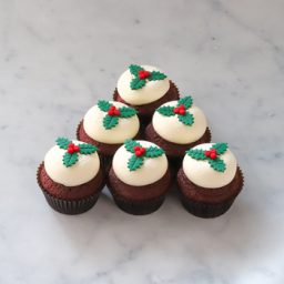 Red Velvet Christmas cupcakes