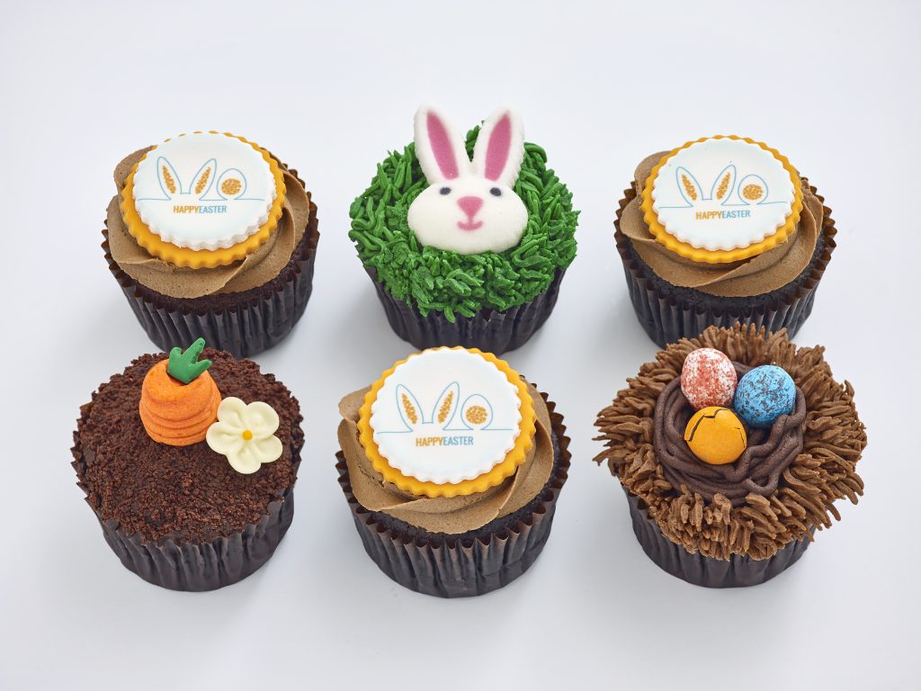 Easter Cupcakes 6 pack Vanilla Cupcakery