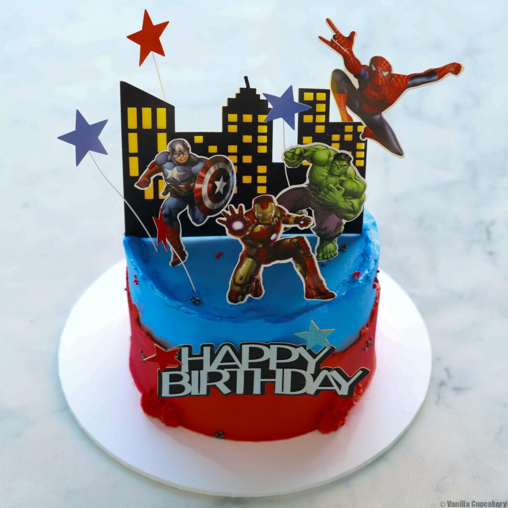 Superhero Avengers Cake in Sydney