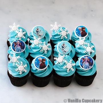 Frozen mini cupcakes
