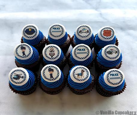 Police cupcakes sydney