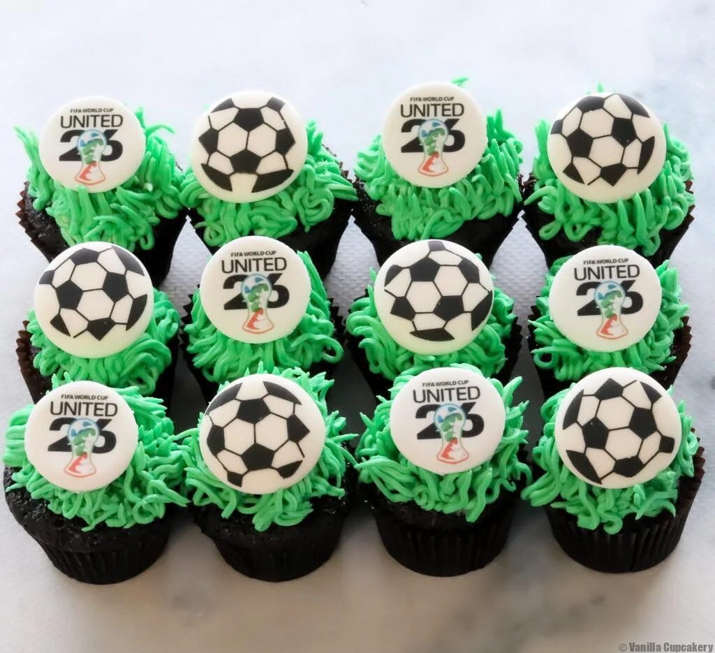 World Cup FIFA Soccer cupcakes Sydney.