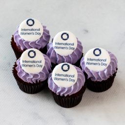 International Women's Day cupcakes mini size