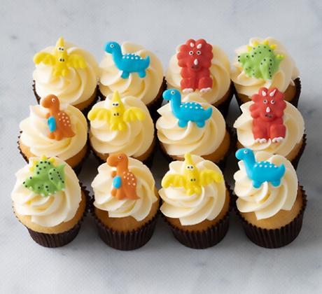 Dinosaur mini cupcakes