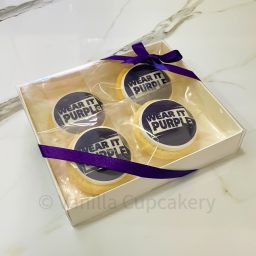 4 pack cookie box with logo