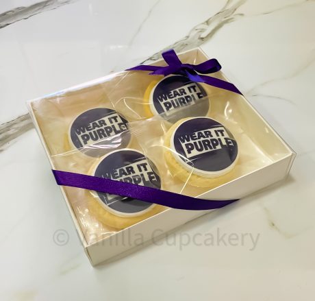 4 pack cookie box with logo