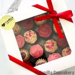 Valentines Day mini cupcakes 2023