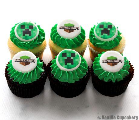 Minecraft cupcakes