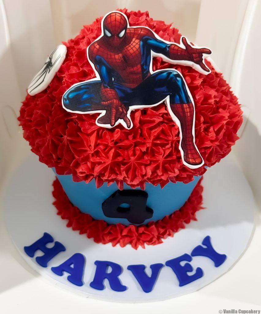Spiderman Giant Cupcake