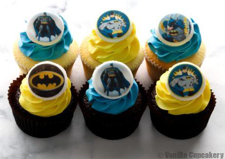 Batman Classic size cupcakes