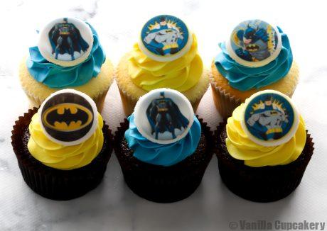 Batman Classic size cupcakes