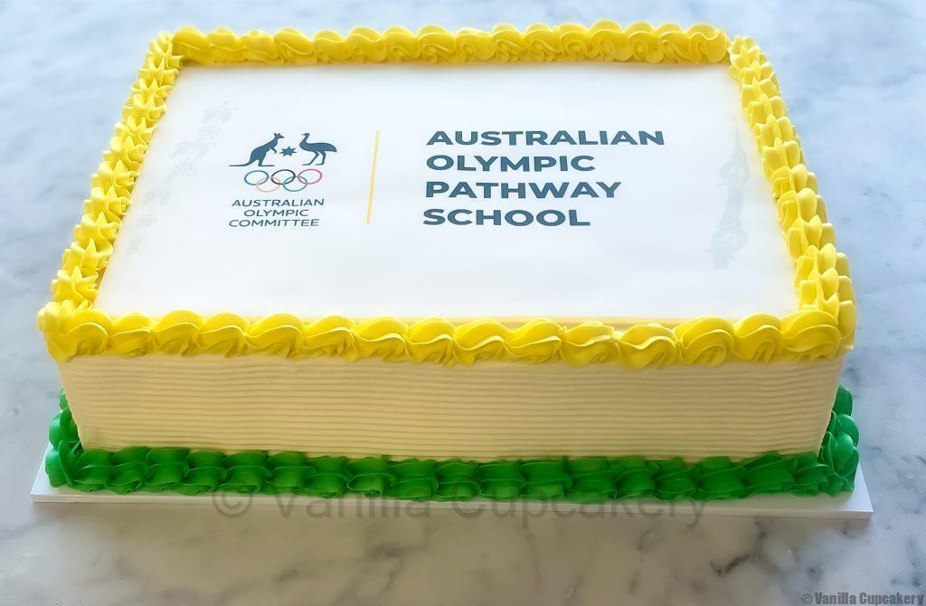 Corporate Logo slab cake - Image 3