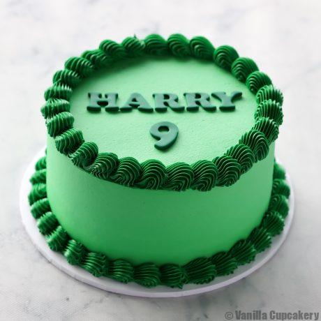 Green Retro Cake