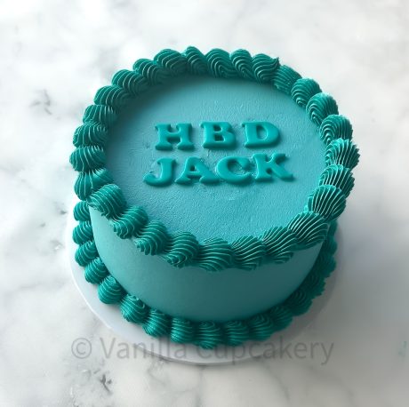 Retro Cake Teal colour