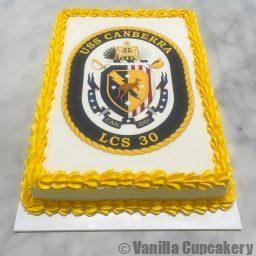 corporate slab cake