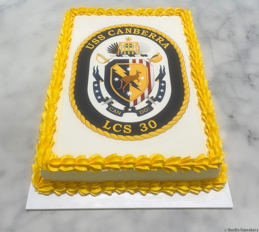 corporate slab cake