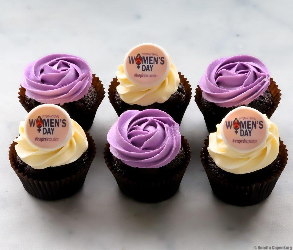 International Women's Day cupcakes