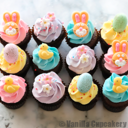 Easter mini Bunny cupcakes