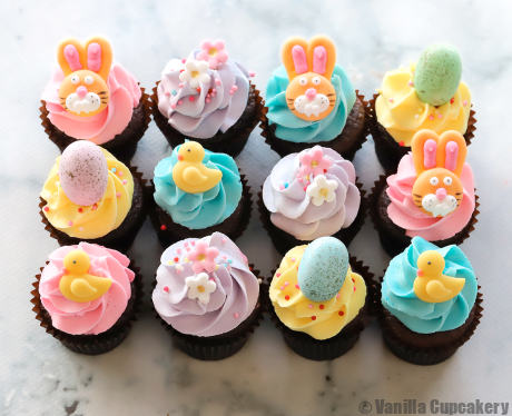 Easter mini Bunny cupcakes