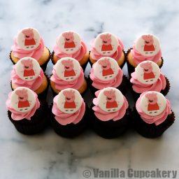 Peppa Pig cupcakes