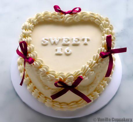heart shape cake