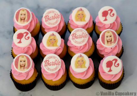 Barbie mini size cupcakes