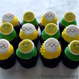 Australian Olympic Cupcakes