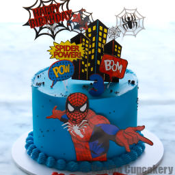 Spiderman Birthday cake