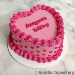 retro love heart cake cakes sydney