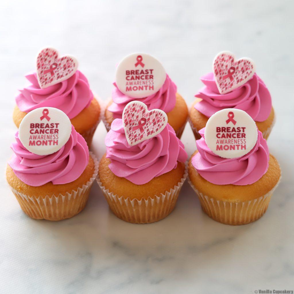 Pink ribbon awareness cupcakes Classic size 2025