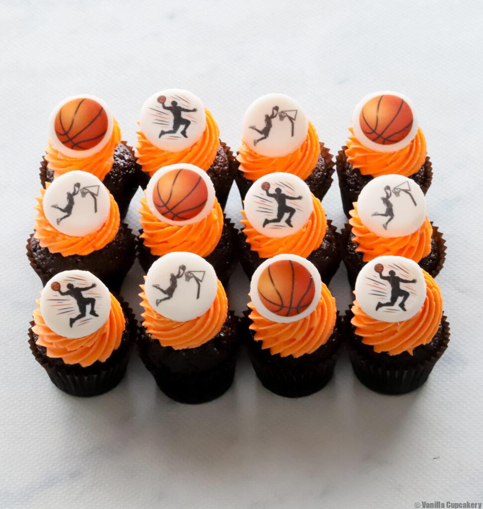 Basketball cupcakes Sydney
