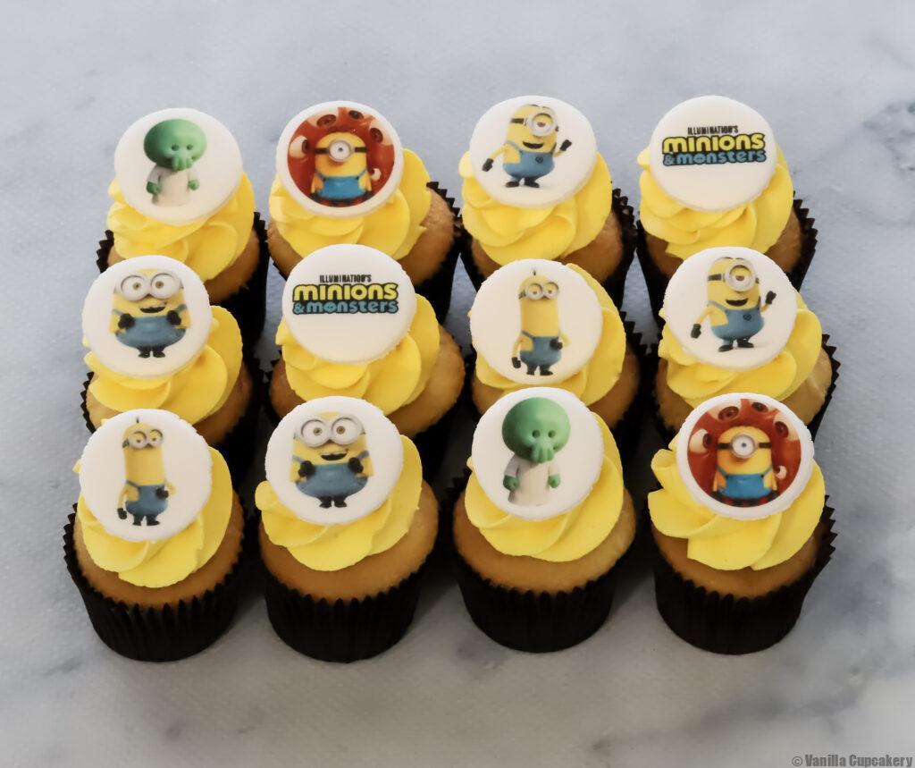 Minions and monsters cupcakes sydney
