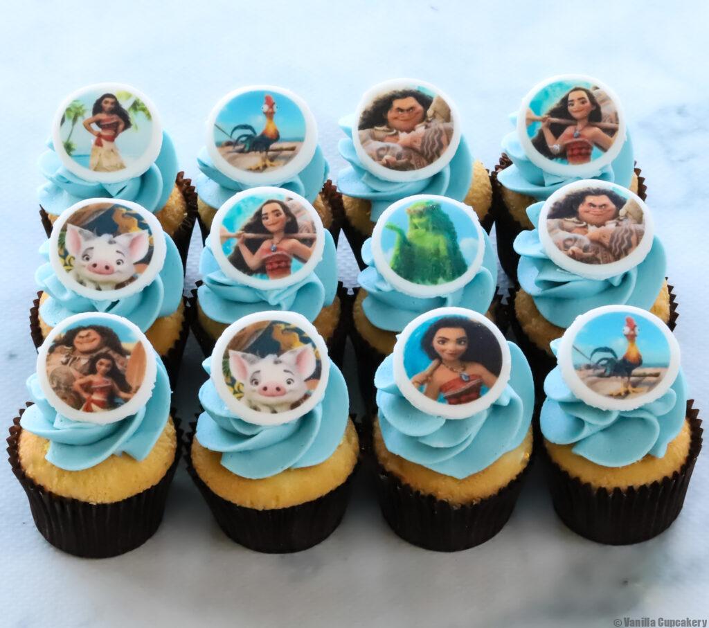 Moana cupcakes sydney