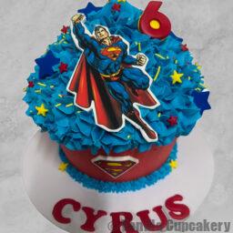 Superman Giant Cupcake